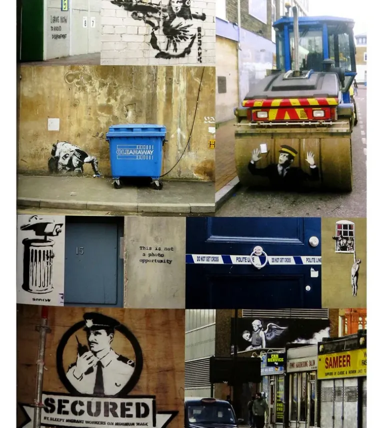 Banksy - You're an acceptable level of threat...