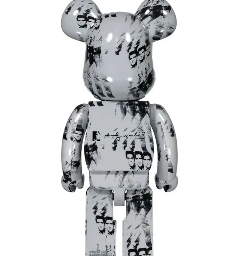 1000% Bearbrick Andy Warhol Elvis Presley