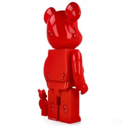 400% + 100% Bearbrick Coin Parking Delivery x Sesame Street Elmo (CPD Ver.) and Shiraishi-San (Sesame Street Ver.)