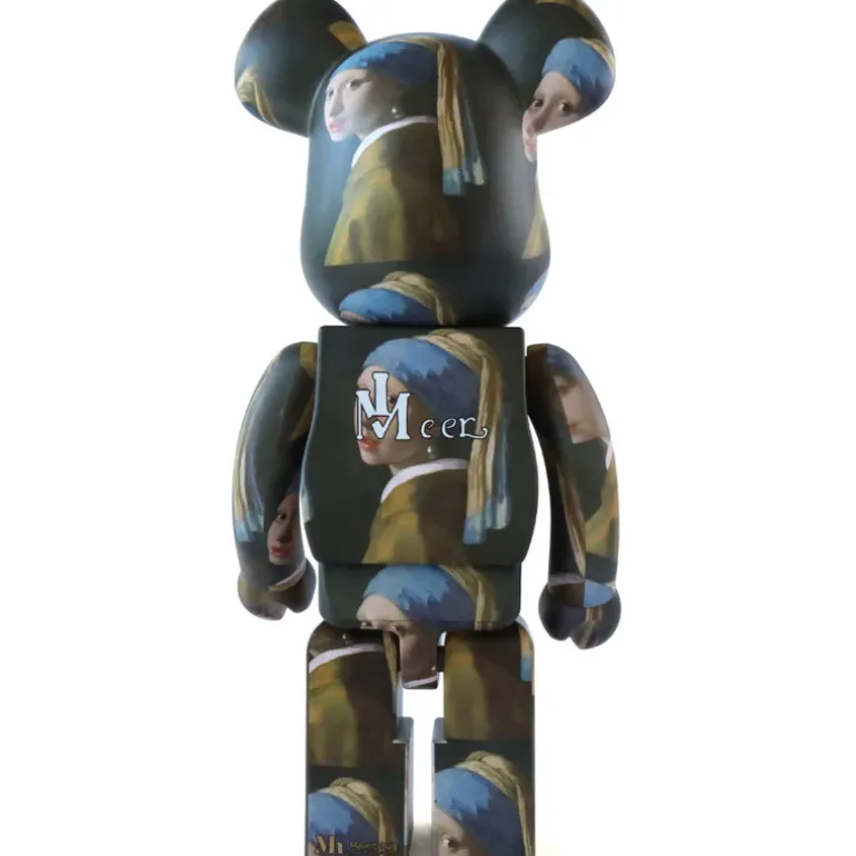 1000% Bearbrick Joahnnes Vermeer "La chica con una perla"