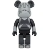 1000% Bearbrick Kiss Space Man Chrome Ver.