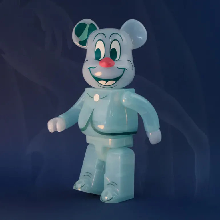 400% + 100% Bearbrick Lonesome Ghosts (Disney)