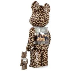 400% + 100% Bearbrick My First Baby Leopard