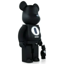 400% + 100% Bearbrick Robert Indiana X Fragmentdesign - Black