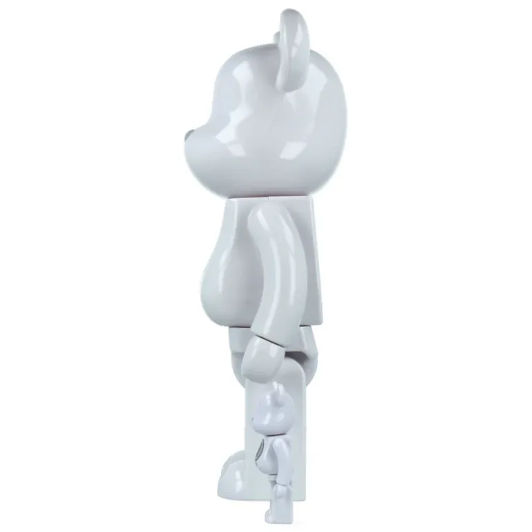 400% + 100% Bearbrick Robert Indiana X Fragmentdesign - White