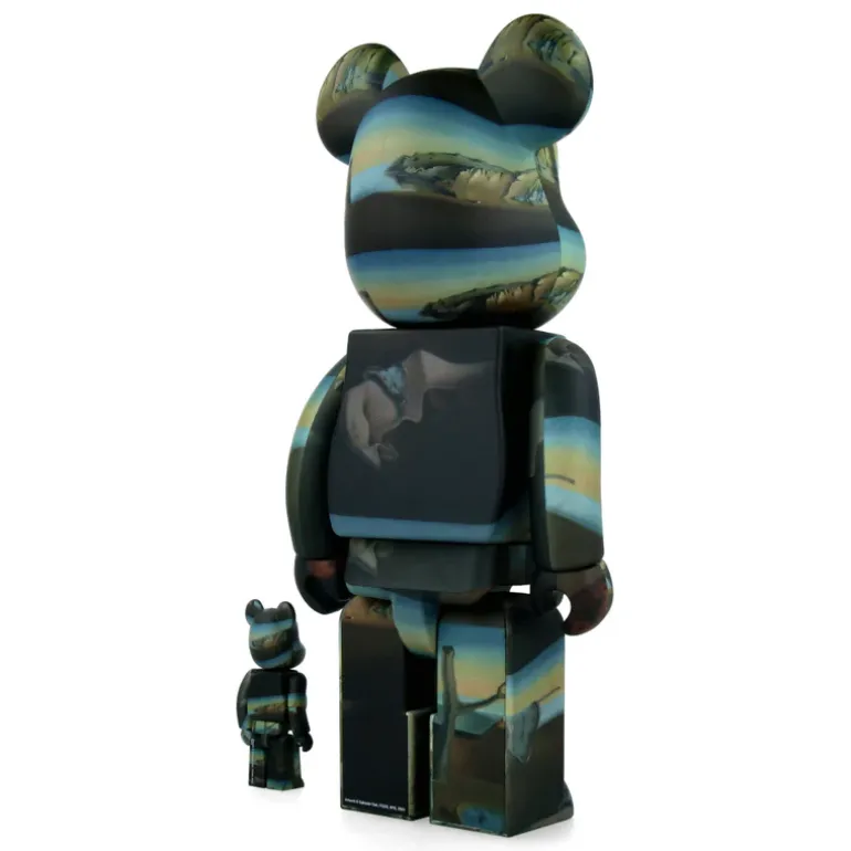 400% + 100% Bearbrick Salvador Dali The Persistance of Memory