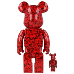 400% + 100% Bearbrick Shun Sudo - Mr Scarlet
