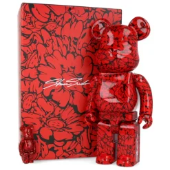 400% + 100% Bearbrick Shun Sudo - Mr Scarlet
