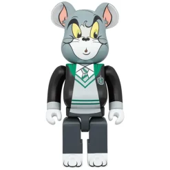 400% + 100% Bearbrick Tom & Jerry in Hogwarts House Robes