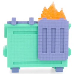 8-Bit Dumpster Fire Vinyl Figure