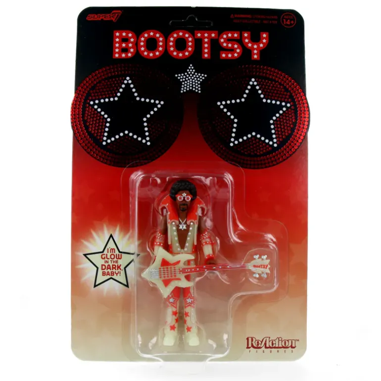 Bootsy Collins Reaction Figures - Glow in the Dark