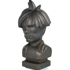 CERAMIK Andy Warhol Bust 80s ASH GOLD