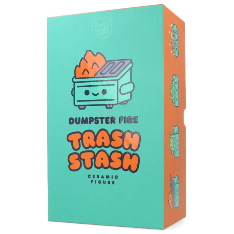 Dumpster Fire - Trash Stash Ceramic Figure