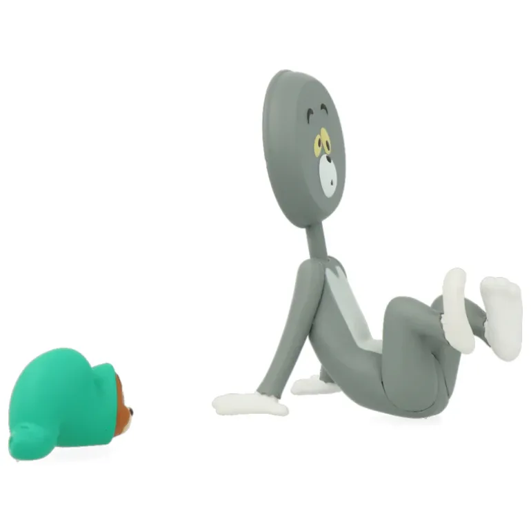 Figurine UDF Tom & Jerry series 3 : Tom Head in the shape of the pan and Jerry in the Vinyl Hose