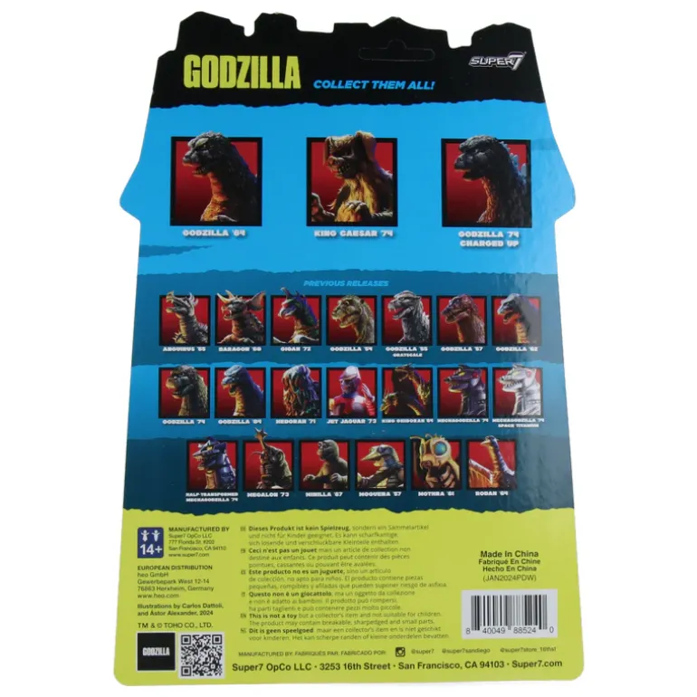 Godzilla 1974 (Charged Up) - Toho ReAction Figures Wave 6