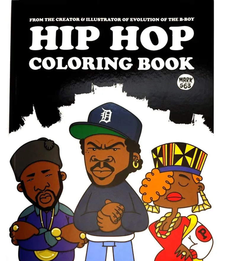Hip hop coloring book