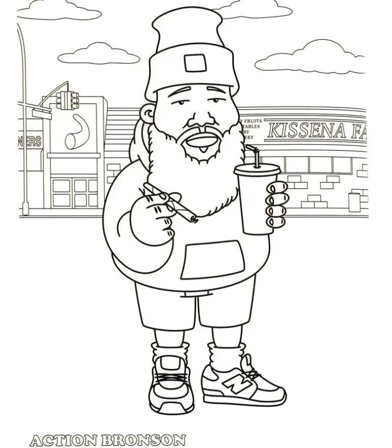 Hip hop coloring book