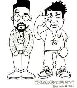 Hip hop coloring book
