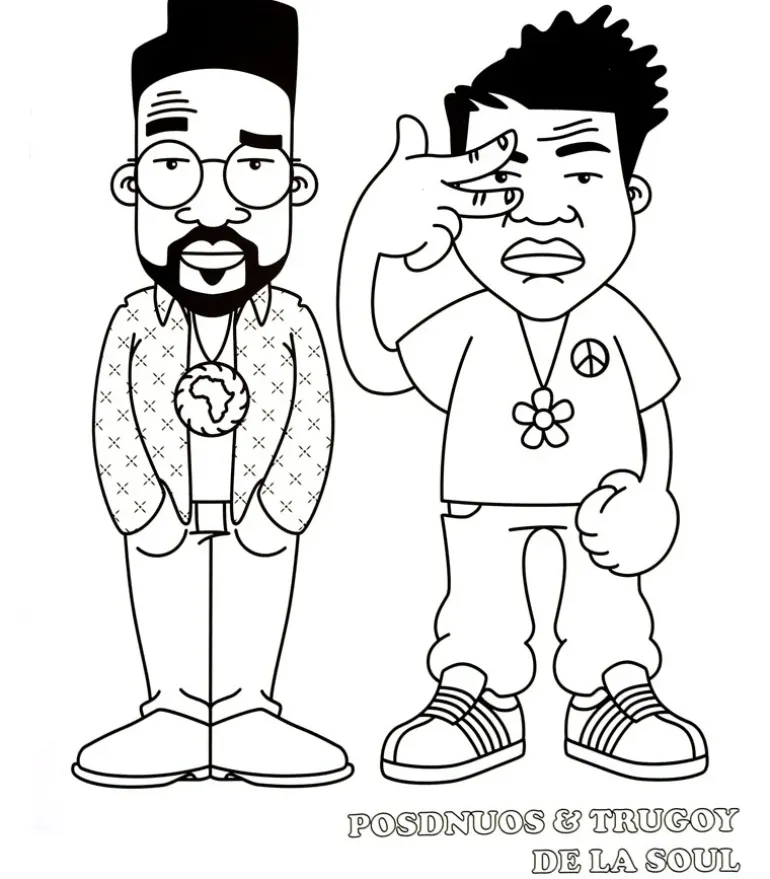 Hip hop coloring book