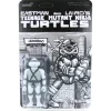 Leonardo (Comic Greyscale) - Teenage Mutant Ninja Turtles - ReAction Figures Wave 9