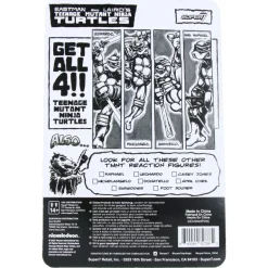 Michelangelo (Comic Greyscale) - Teenage Mutant Ninja Turtles - ReAction Figures Wave 9