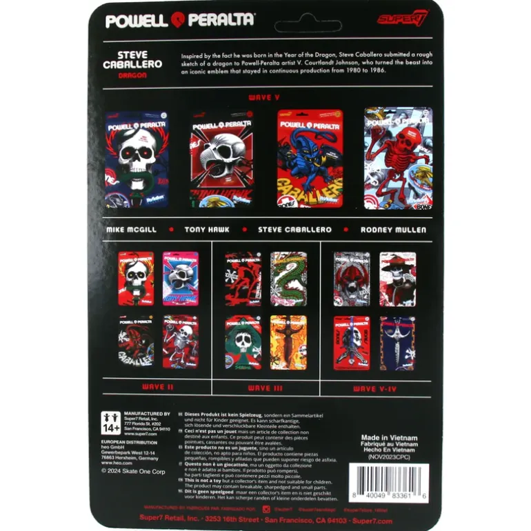 Mike McGill (Mt. Trashmore '85) - Powell Peralta ReAction Figures Wave 5