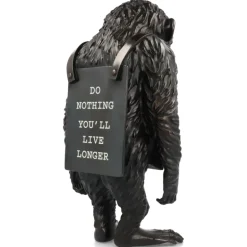 Monkey Sign Bronze Statue 2 - Banksy X Medicom Toy