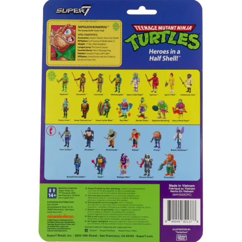 Napoleon Bonafrog (TMNT) - ReAction figure