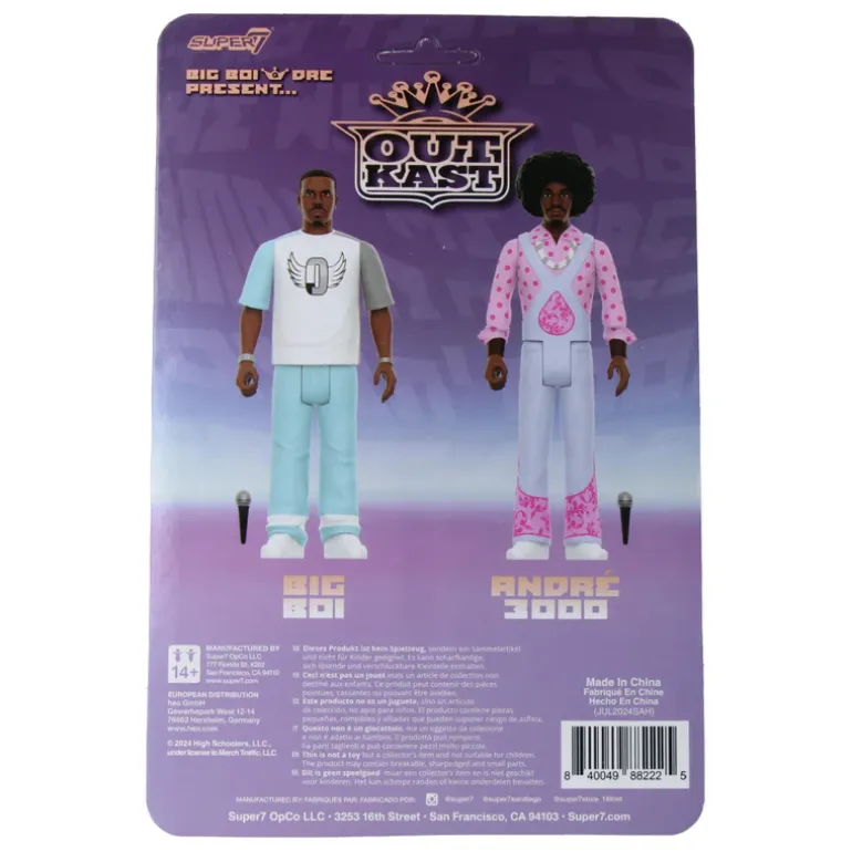 OutKast (Big Boi and Dr Present) - ReAction Figures wave 3