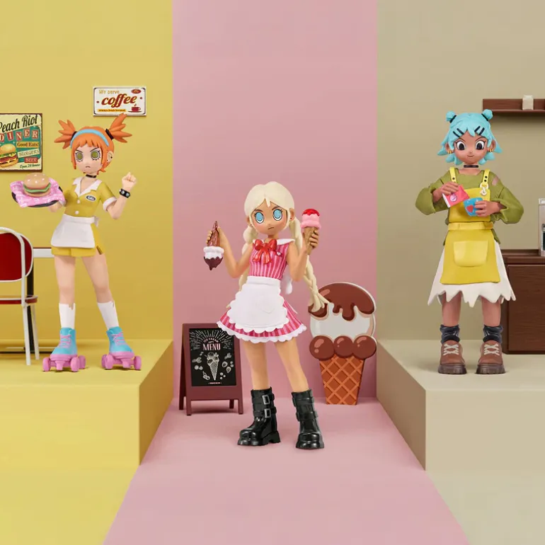 Peach Riot Rush Hour Series Figures