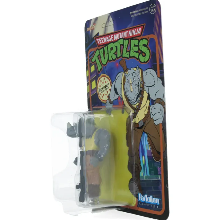 ReAction Figures Wave 08 - Rocksteady (Cartoon) - TMNT