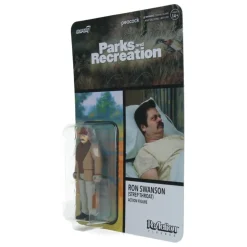 Ron Swanson (Strep Throat) - Parks and Recreation ReAction Figures Wave 4