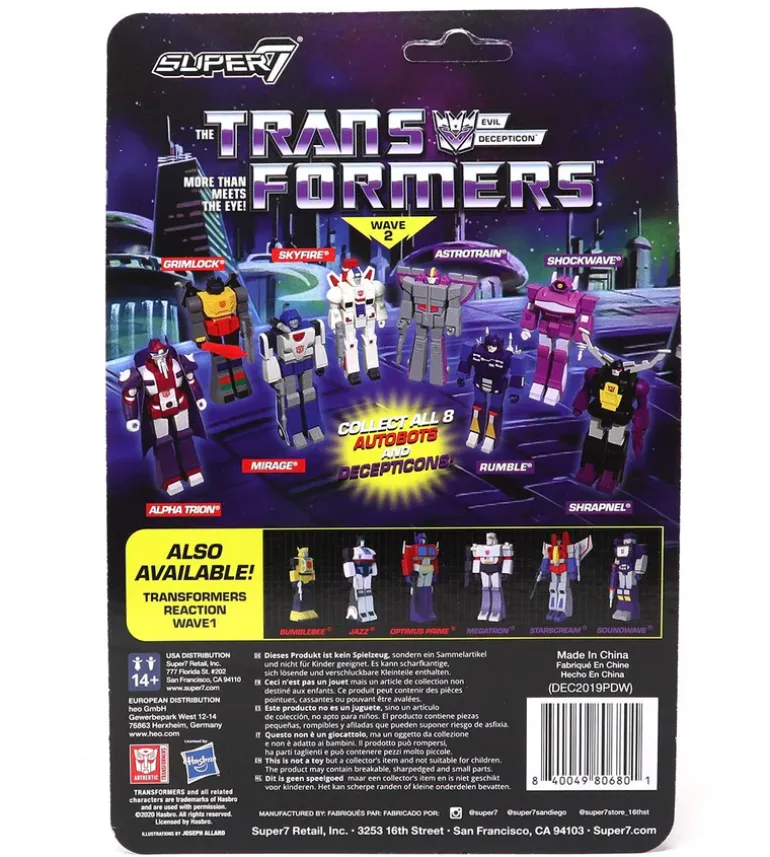 Shrapnel - Transformers wave 2 - ReAction figure
