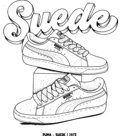 Sneaker Coloring Book