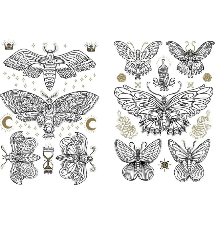 Tattoo Colouring Book