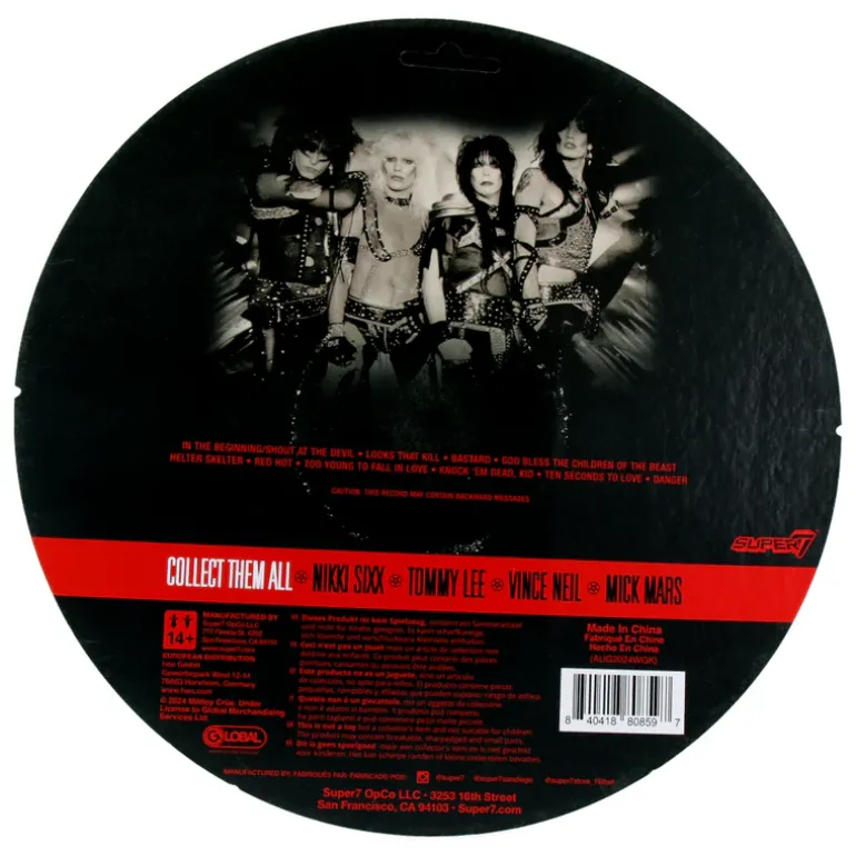 Tommy Lee (Shout at the Devil - Black & White) - Motley Crue - ReAction Figures